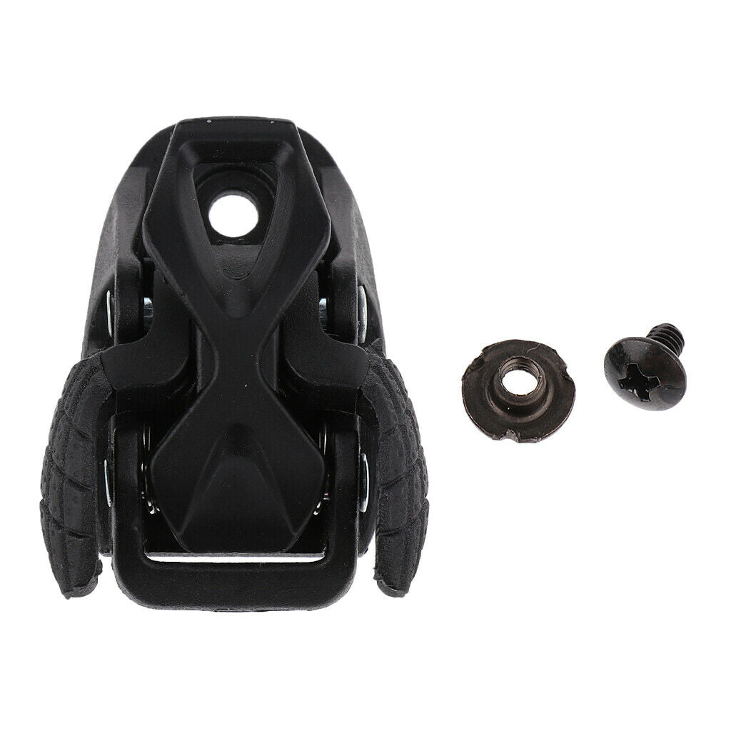 2X Inline Roller Skating Replacement Buckle Clasp with Mounting Screw