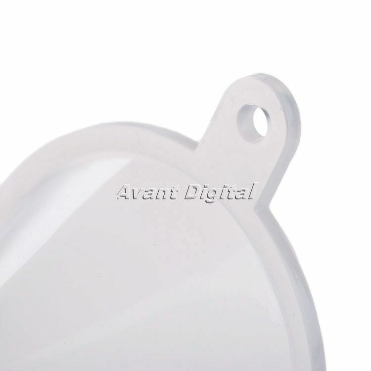 10Pcs Plastic Clear Liquid Oil Funnels Bottle Perfume Diffuser Filter Lab Travel