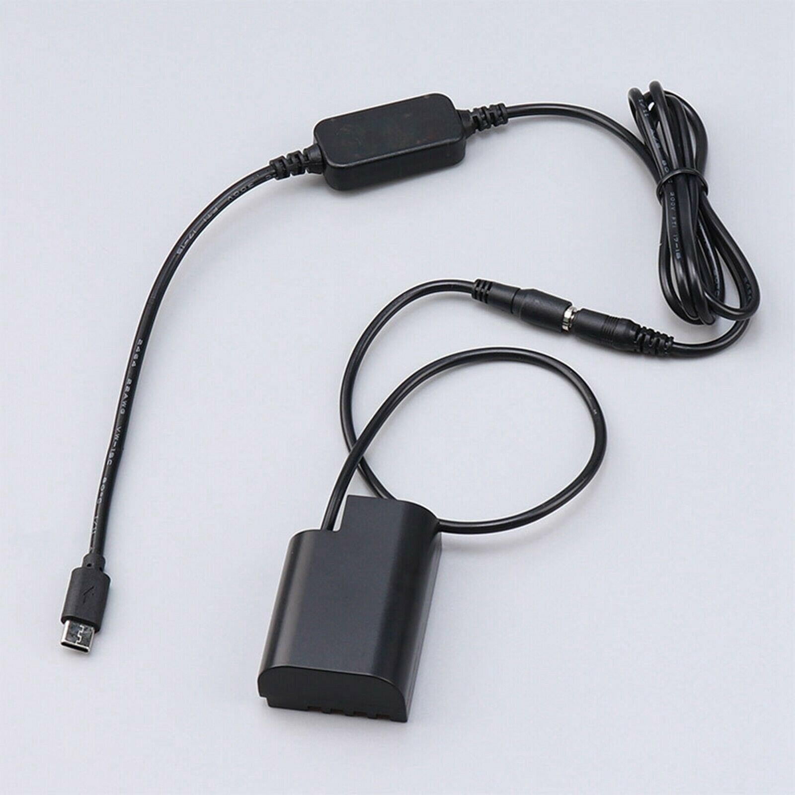 Type-C to DMW-BLF19 DCC12 DC Coupler BLF19E Dummy Battery Cable GH3 GH4 GH5