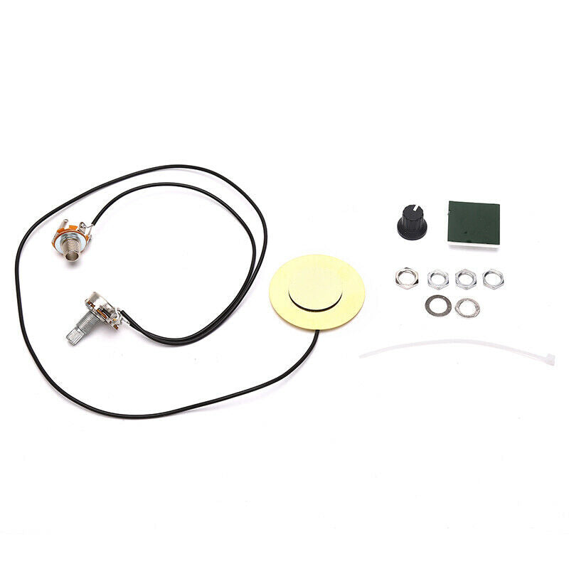 1Pcs 50MM Guitar Pickup Piezo Transducer Prewired Amplifier 6.35MM Output.l8