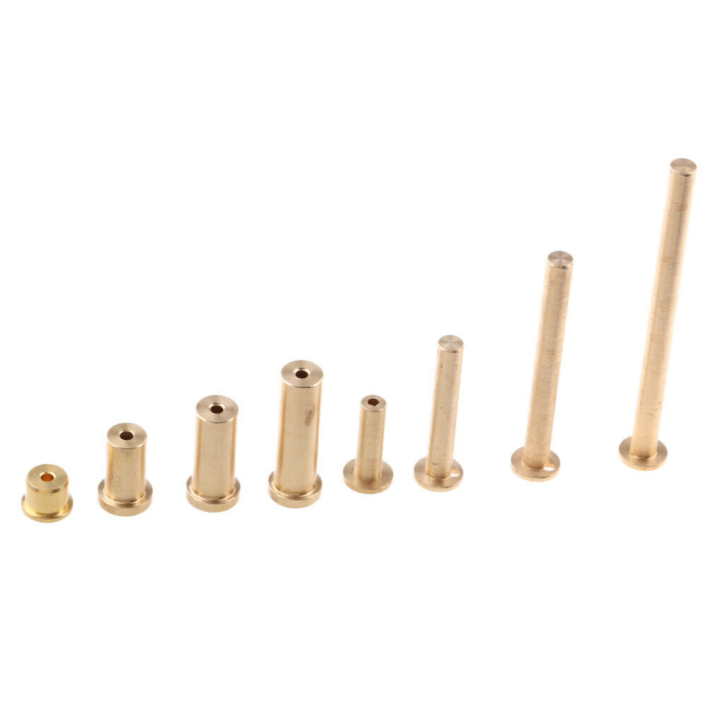 8 lot Brass Golf Shaft Tip Plug Irons Woods Balance Adjuster Accessories