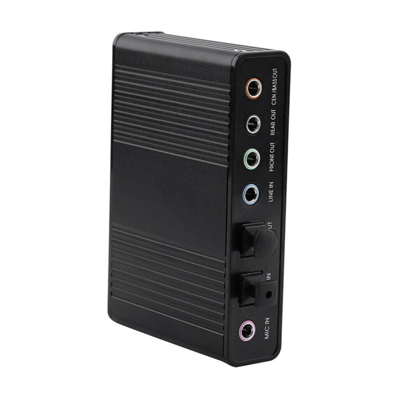 Channel External USB 5.1 Optical Audio Fiber Sound Card S/PDIF for Laptop PC NEW