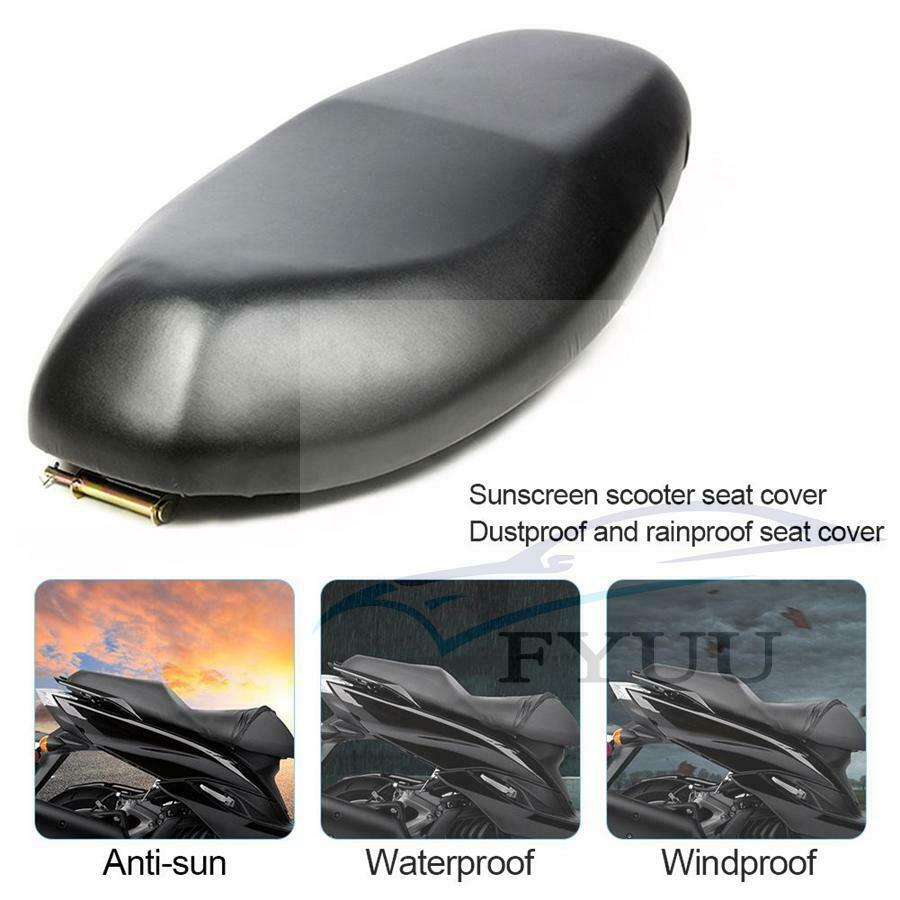 1x L SIZE Motorcycle Seat Cover Dust UV Motorbike Scooter Seat Cushion Protector