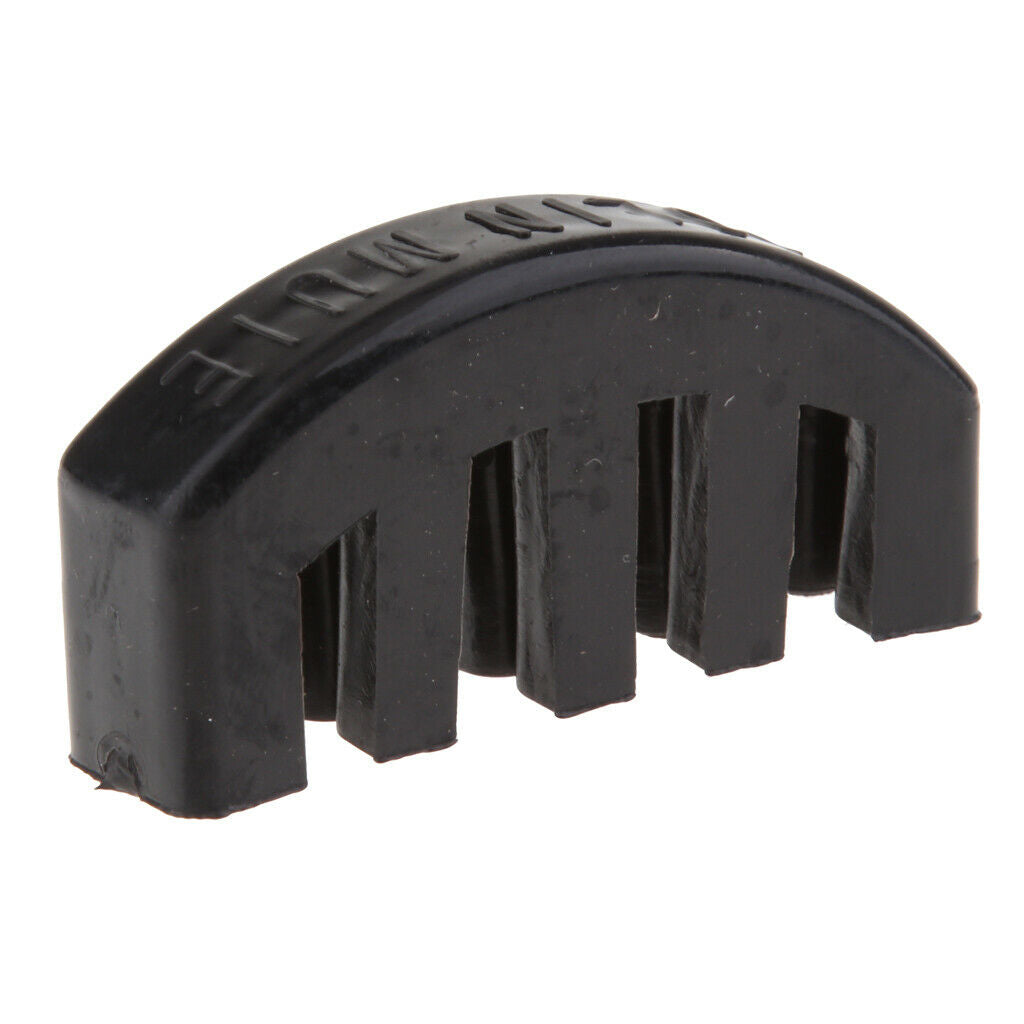 Durable Rubber Violin Fiddle Mute 5 Forks Silencer for 4/4 3/4 1/2 Size Violin