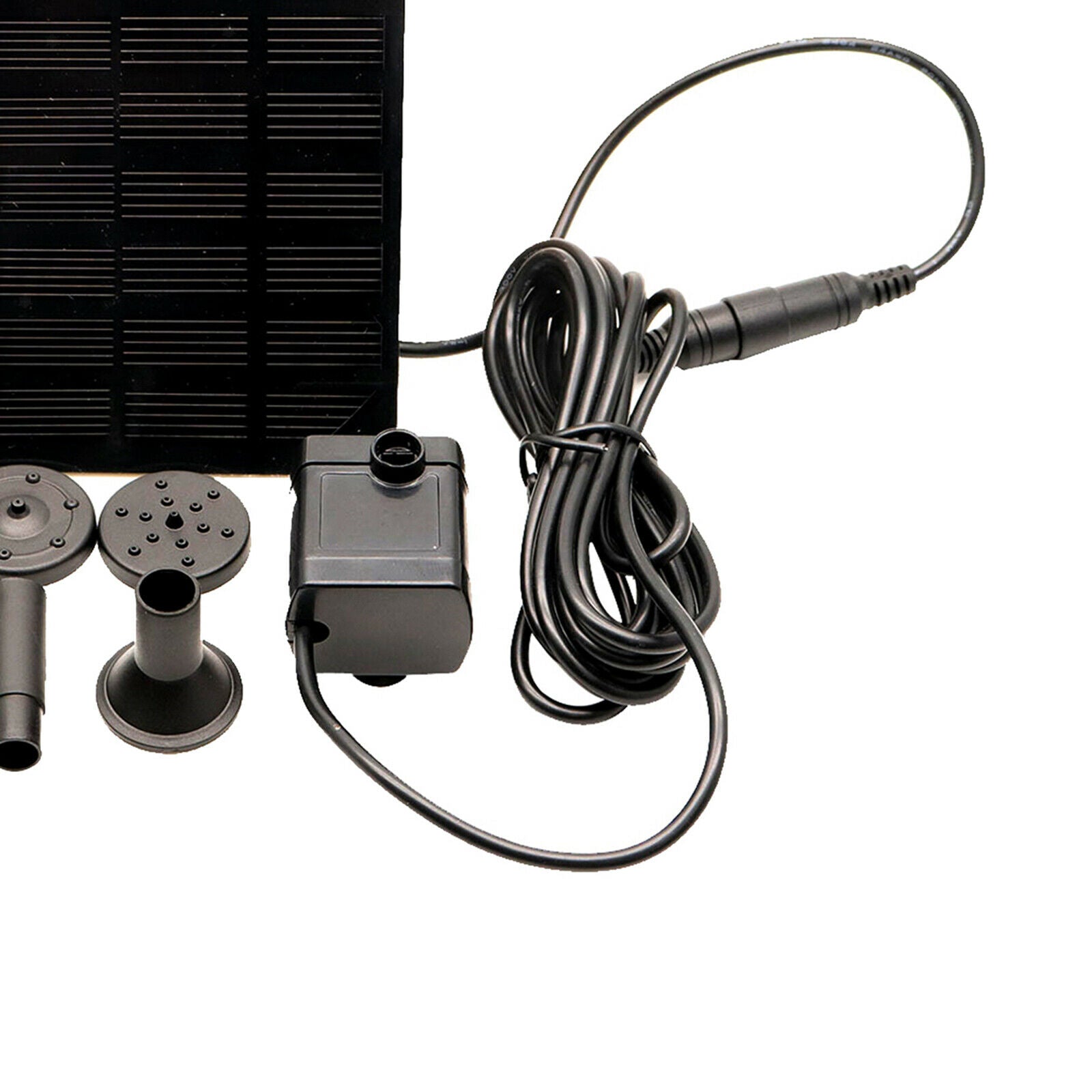 Solar Fountain with Panel Water Pump Outdoor Fountain 6 Sprinkler Heads