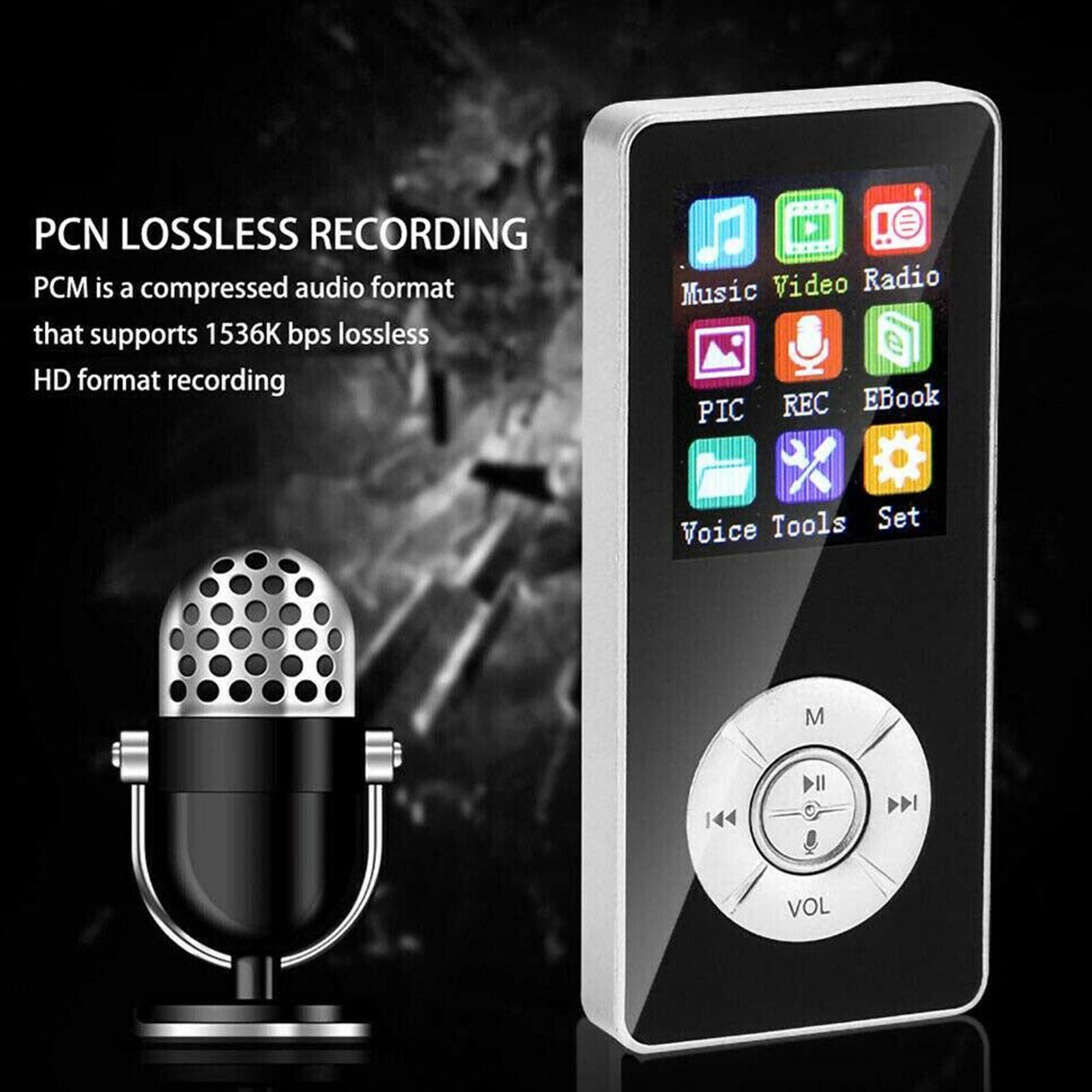Delicate 32GB Bluetooth 4.2 MP3 MP4 Player Music Media Video FM Digital Rad F8I7