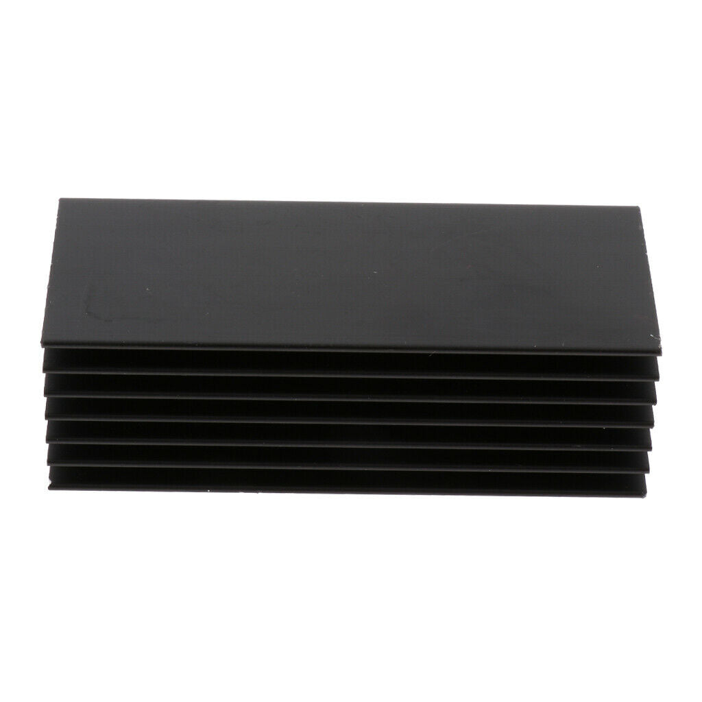 NVMe M.2 SSD Aluminum Heatsink Solid State Drive Cooler Cooling Fin - Black