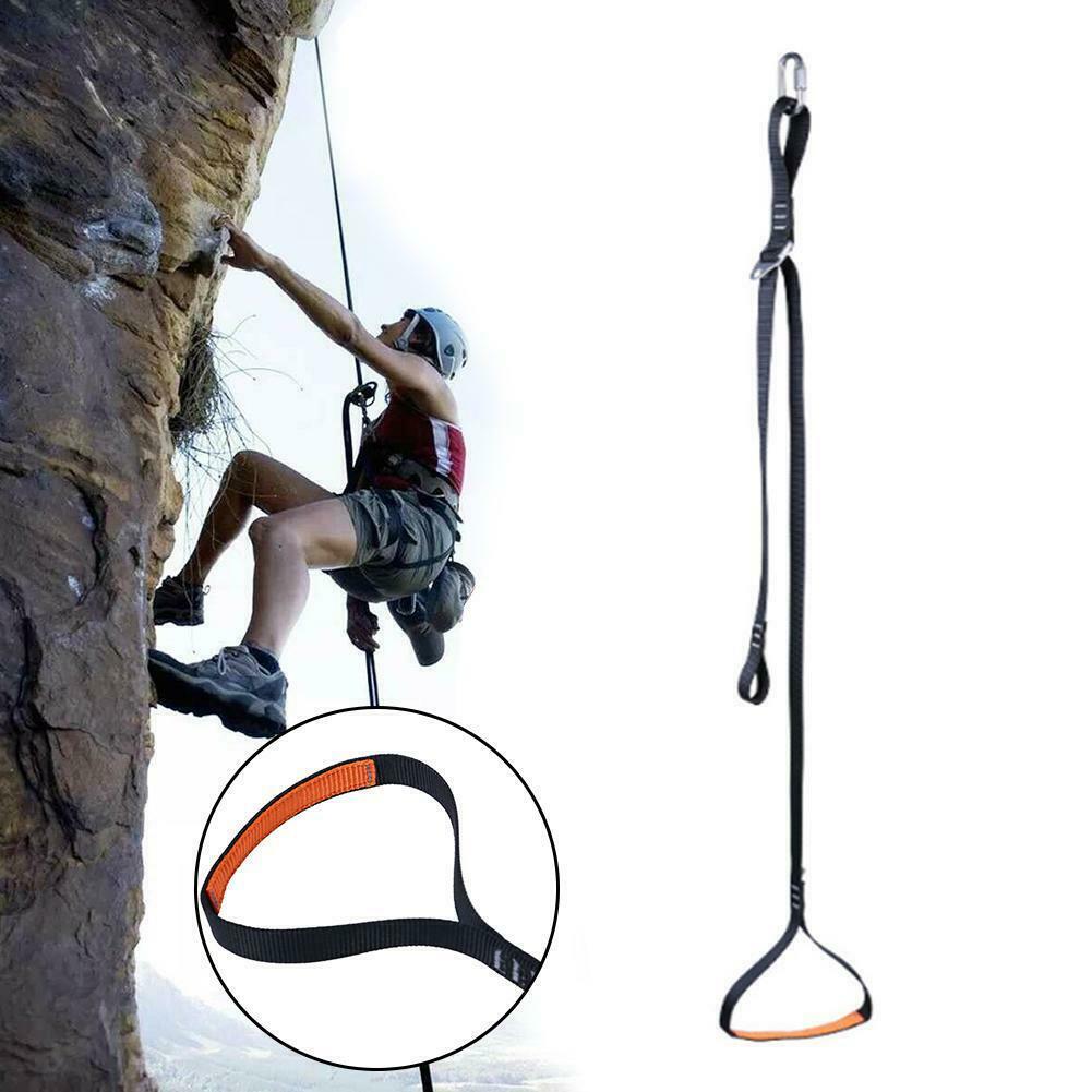 Adjustable Foot Loop Sling Ascender For Mountaineering Climbing New Rock N 8U7Y