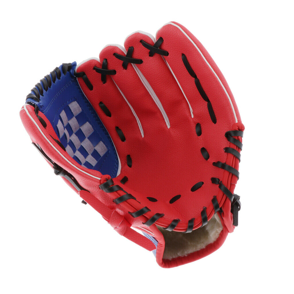 2X Left Handed Baseball Teeball Glove Mittens for Kids Youth Adults 10.5 inch