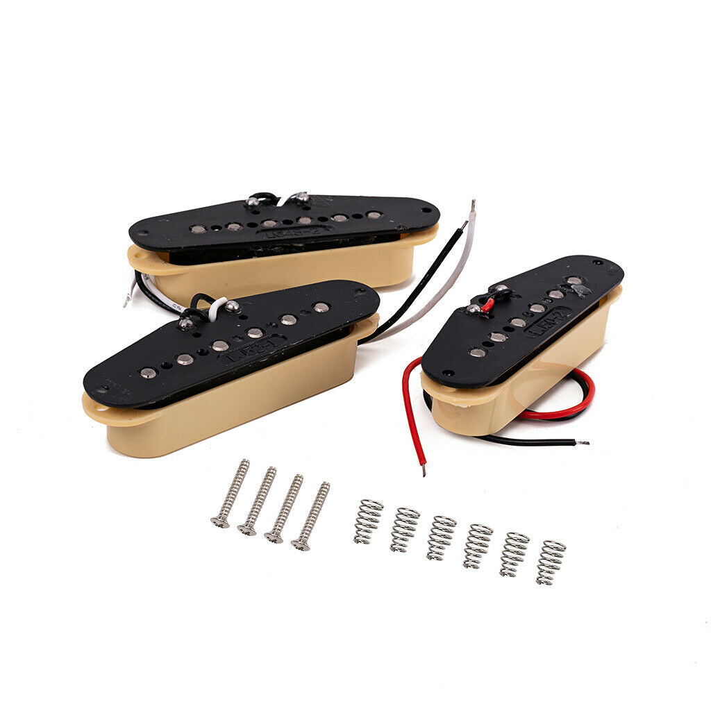 3X Electric Guitar Single Coil Pickup Set Middle/ Neck/ Bridge Alnico V