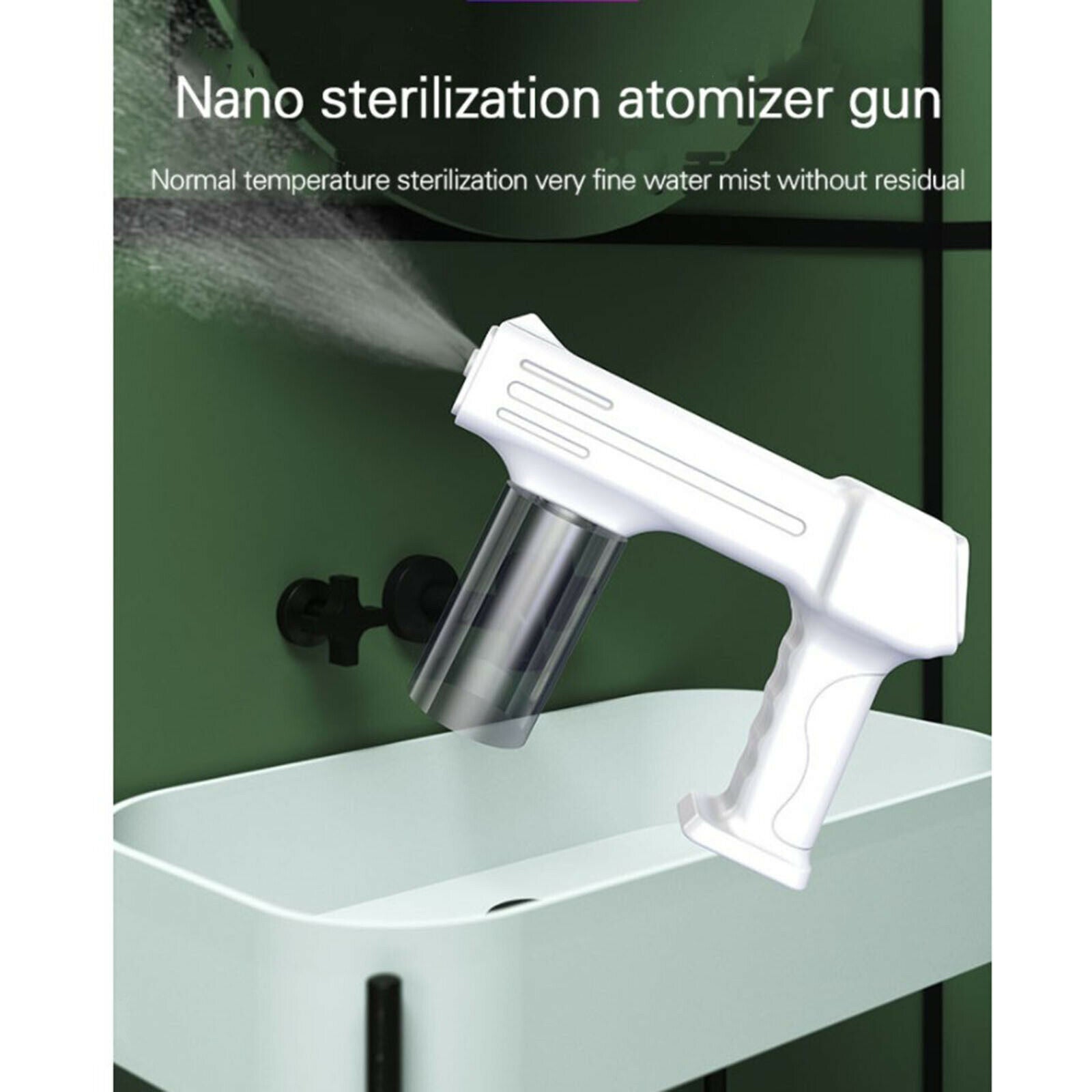 Disinfectant Machine Blue Light Steam Disinfection Gun for Household 300ML