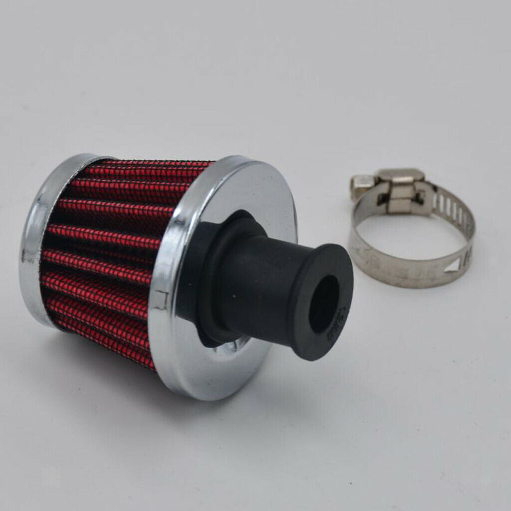 Car Cold 12mm Air Intake Filter Crank Case Vent Cover Breather High Quality
