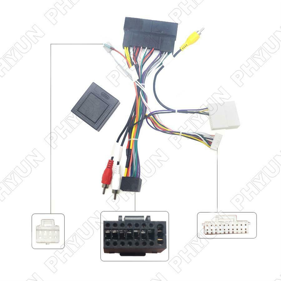 16PIN Car Radio Wiring Harness w/ Canbus For Hyundai Elantra Santa Fe IX45 KIA