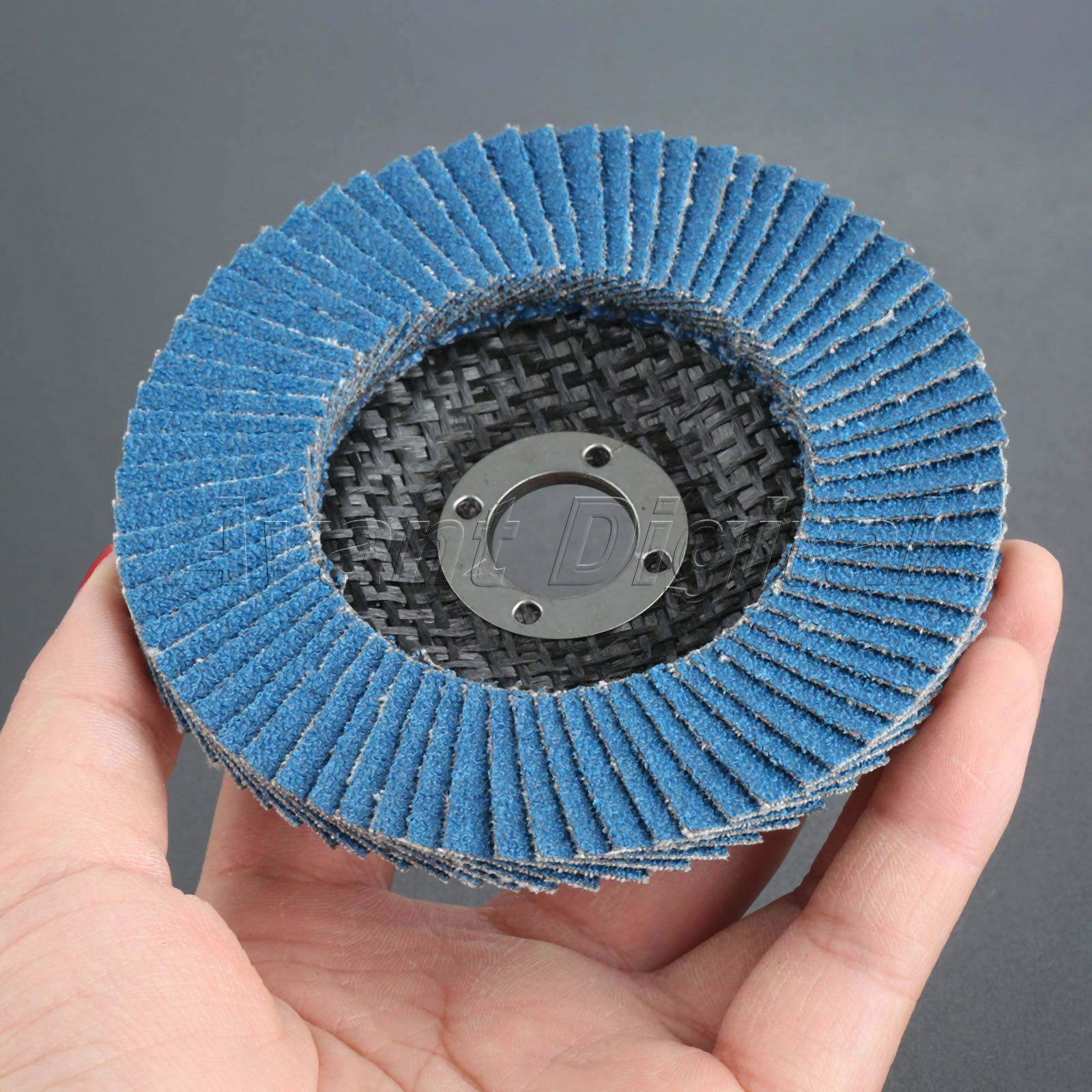 100mm Flap Sanding Disc Grind Rotary Sandpaper Wheel 80 Grit Polish Accessories