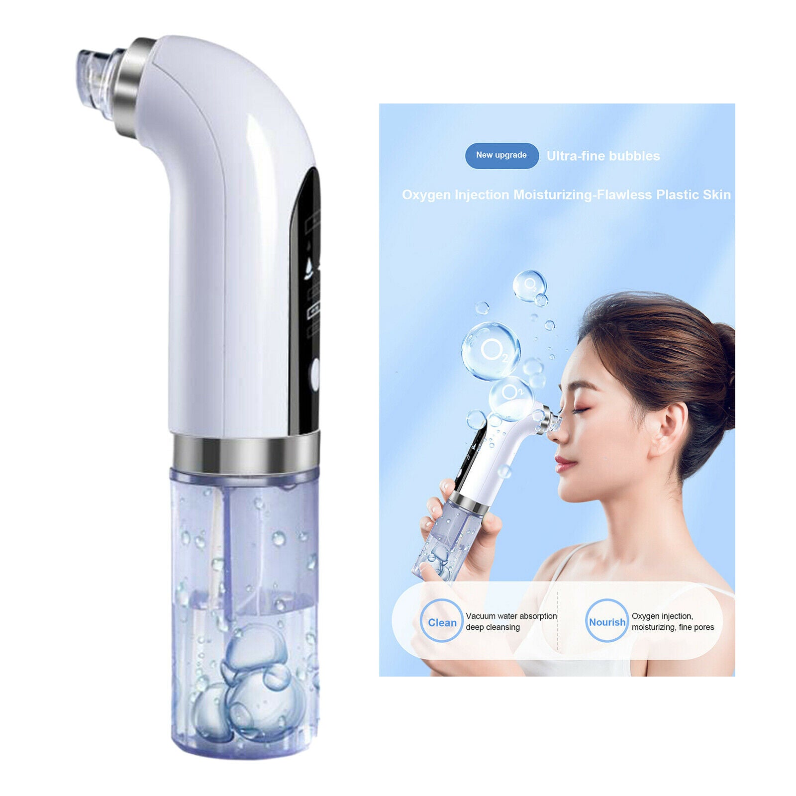 Small Bubble Electric Blackhead Remover Vacuum Cleaner Facial Skin Care