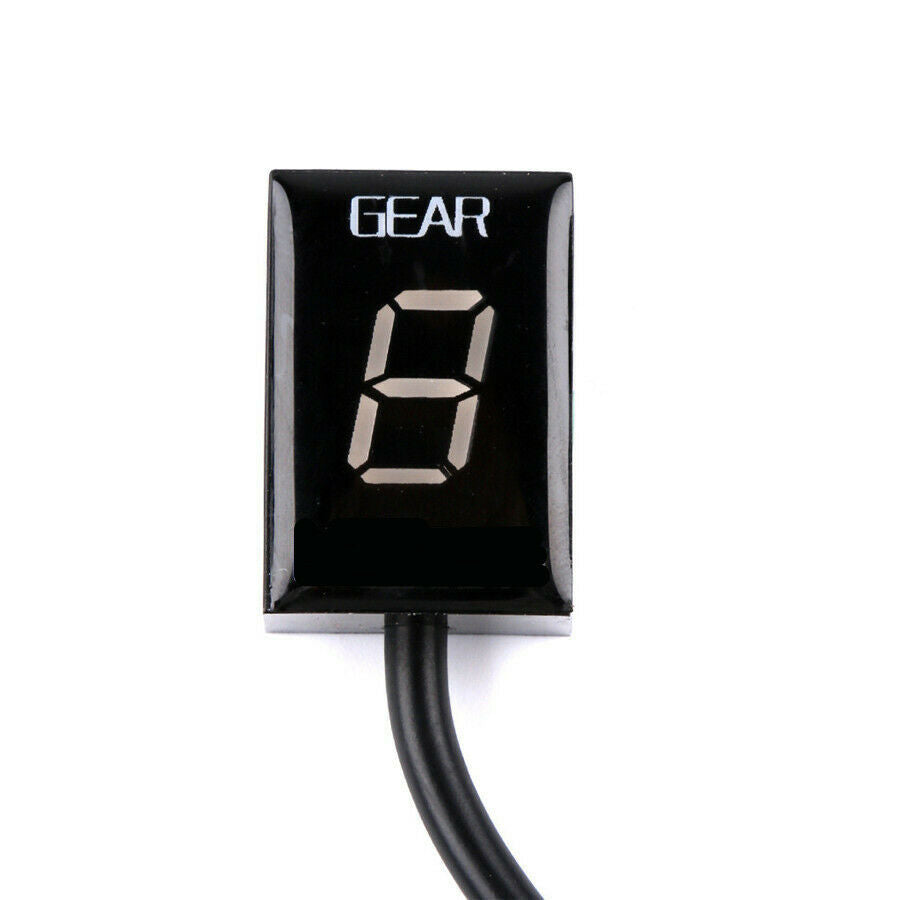 Motorcycle Bike Gear Indicator Red LED Display for Yamaha Plug&play Waterproof
