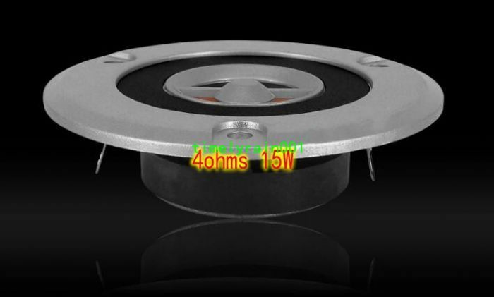 2pcs 74MM 4Ohm 4Ω 15W Tweeter Speaker loudspeaker Home Audio treble