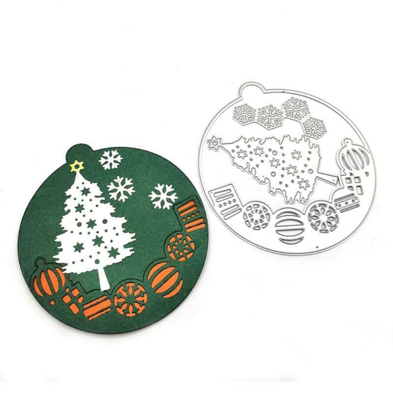 Christmas Tree Snowflakes Metal Cutting Dies Stencil DIY Scrapbooking Album Card