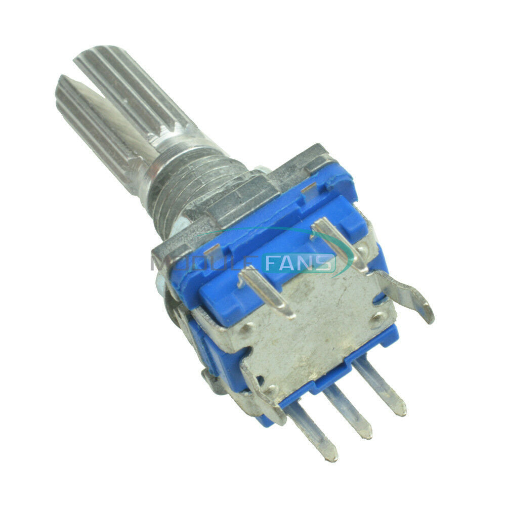 2PCS EC11 Rotary Encoder Audio Digital Potentiometer with Switch Handle 20mm M