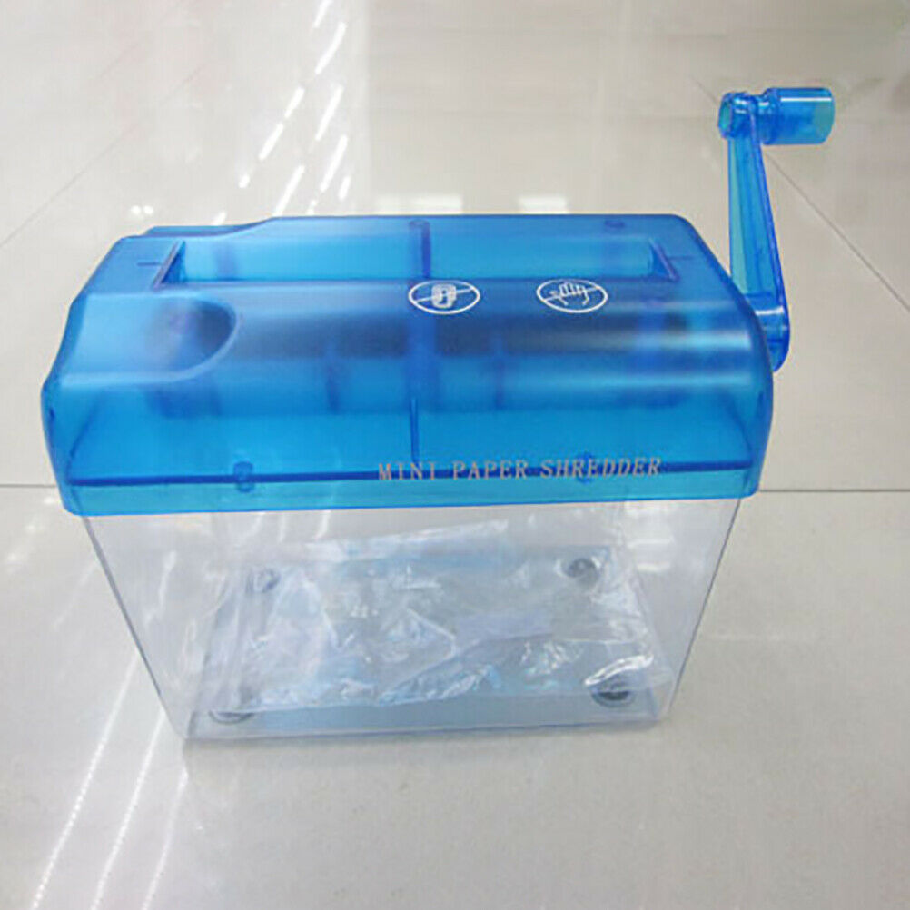 Portable Mini Shredder Manual Paper Documents Cutting Tools For Home Office