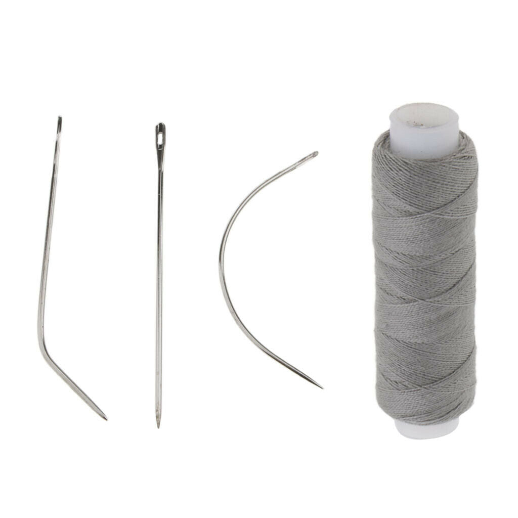 5 Pieces Cotton Hair Track Weft Weaving Sew Decor Thread for Hair Extensions