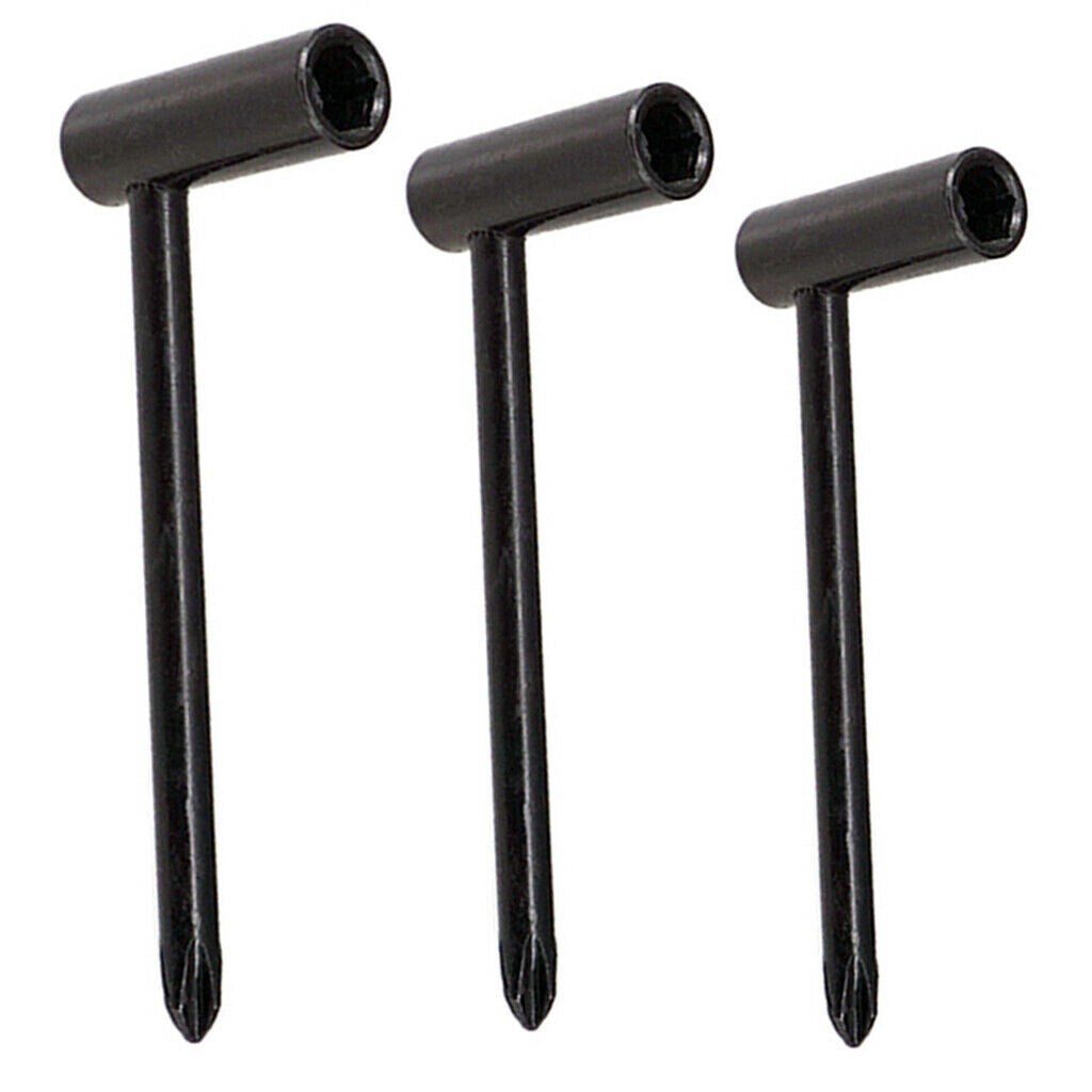 3Pcs Hex Wrench Key Guitar Neck Truss Rod Adjustment Spanner Tool Accessory