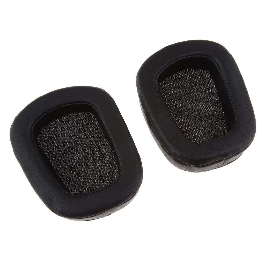 Replacement Ear Pads Cushions for Logitech G633 G933 Headphone Black