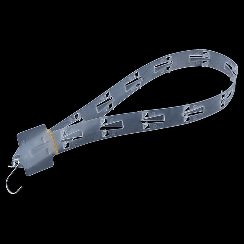 1Pc pvc injection plastic supermarket hanging strip transparent hanging st.l8