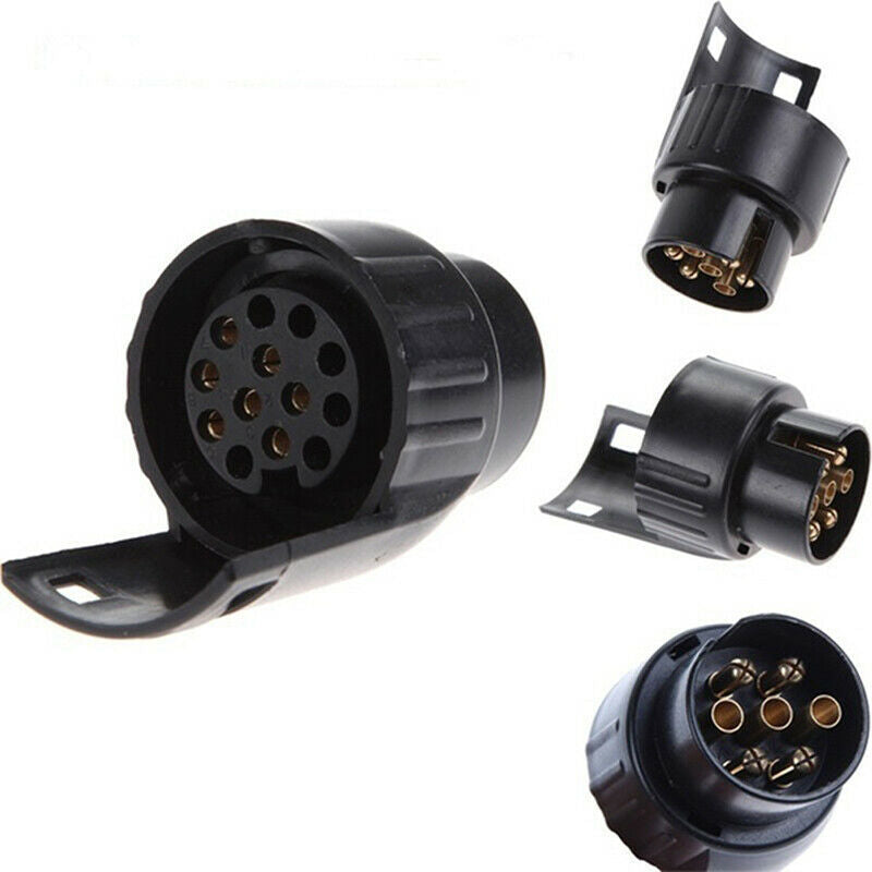 7 Pin To 13 Pin Mini Car Truck Trailer Connector Electric Adapter Plug Tow.l8