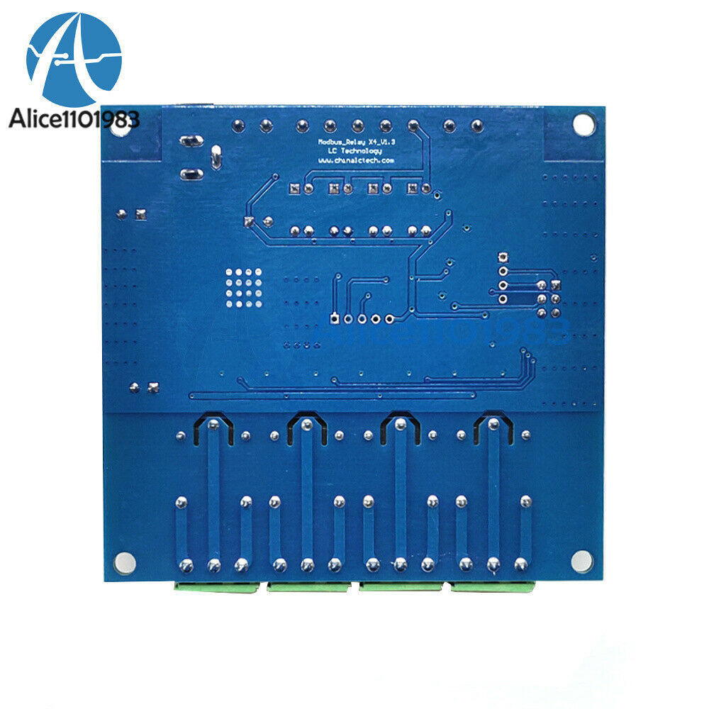 DC 24V 4 Channel Relay Control Switch RS485/TTL Anti-reverse Connection Module