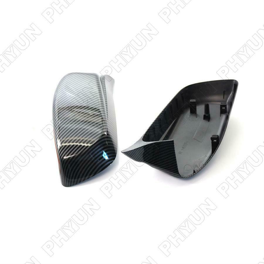 For 2004-2007 BMW 5 Series E60 E61 E63 E64 Side Mirror Cover Carbon Fiber Style