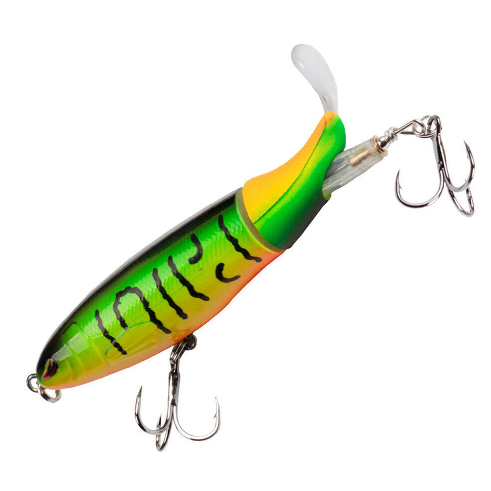 Fishing Lures Whopper Plopper Water Top Baits Rotating Tail Bass Trout 8 Packs