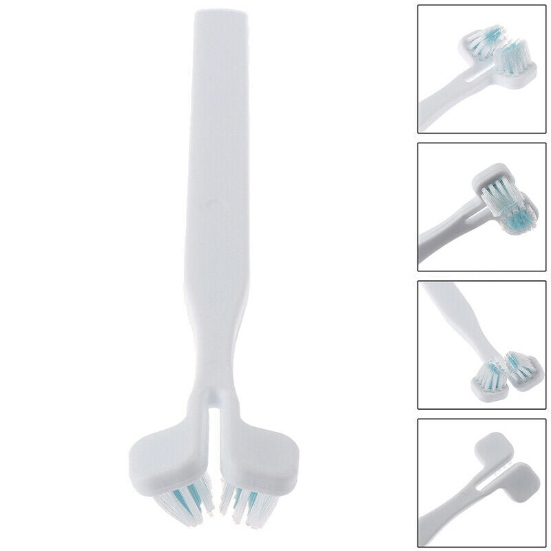 Double Heads Teeth Brushing Breath Freshener Oral Care for Dog Cat Kitten:0J.DD
