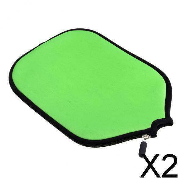 2X Premium Neoprene Pickleball Paddle Cover Zipper Sleeve Protective Case A20