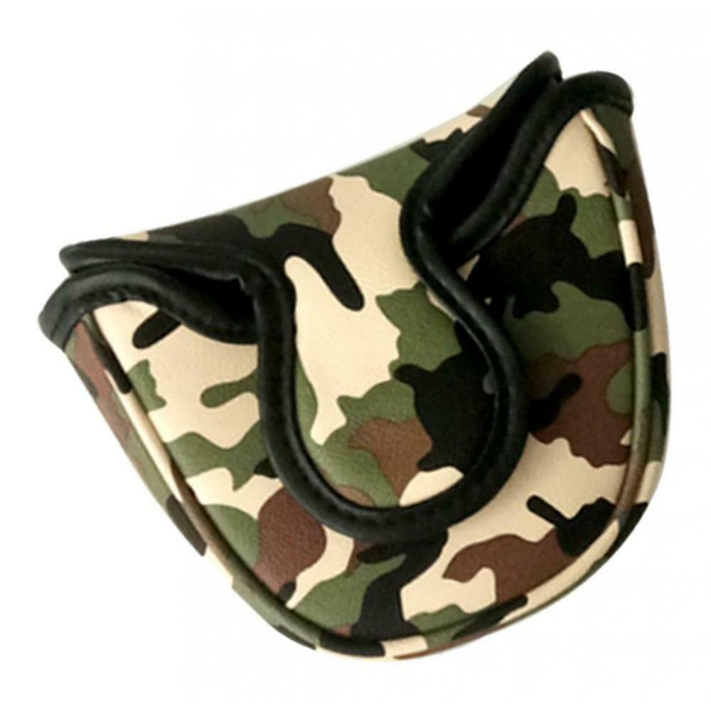 2Pcs PU Leather Golf Headcover Head Covers Golf Head Guard Golf Accessories