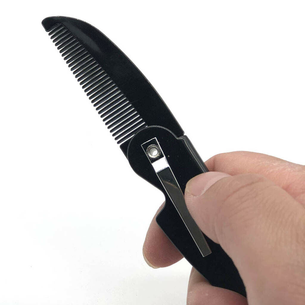 Men/Women Handmade Folding Beard Comb Styling Tools for Pockets Wallet