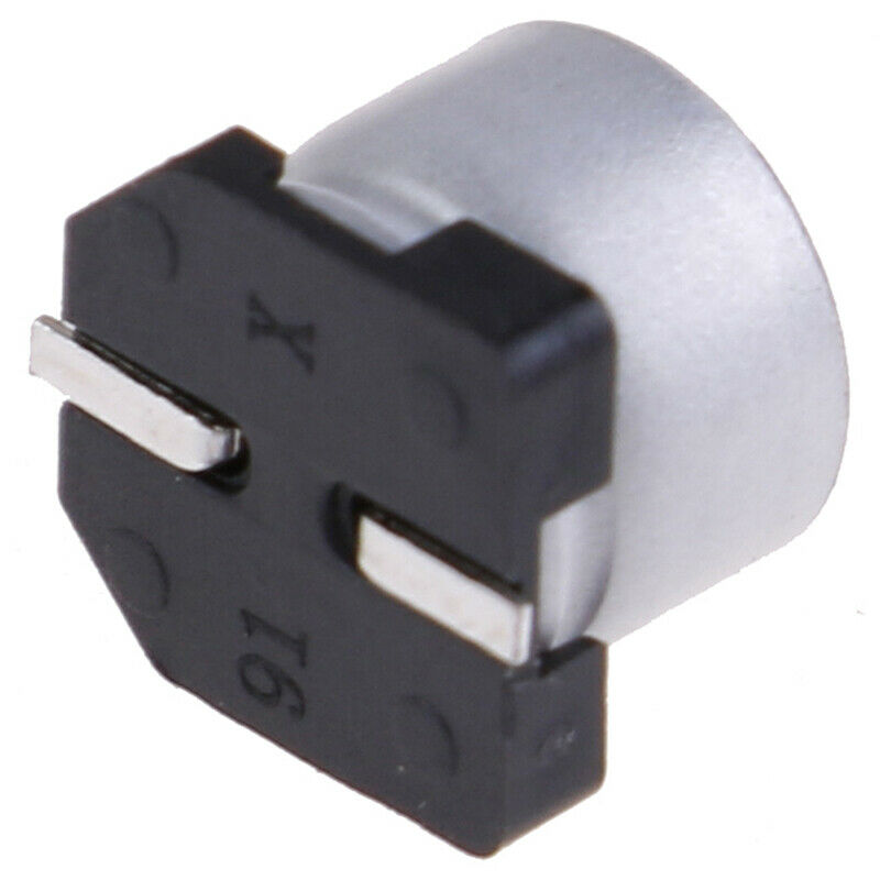 20 pcs SMD electrolytic capacitors with specifications of 6.3*5.4 mm 25V 47uF Qx