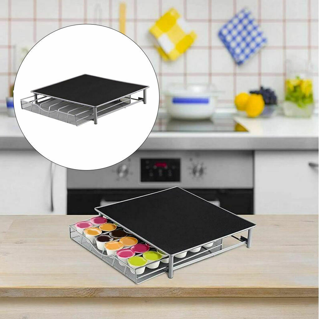 36 Coffee Capsule Drawer Holder Capsules Rack Dispenser Convenient Anti-rust