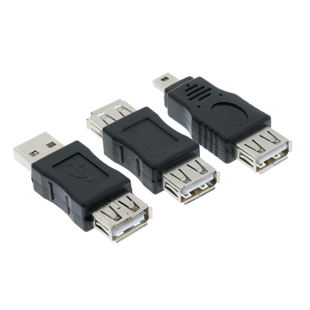 10Pieces OTG 5 Pin F/M Charging Adapter Converter USB Male To Female Micro USB