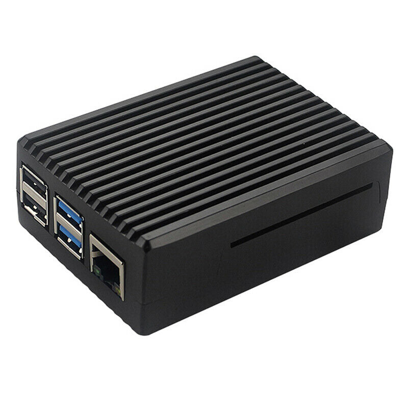 For GeeekPi Raspberry Pi 4 CNC Aluminum Case with Fan Heatsinks for Pi 4B;S*JDF