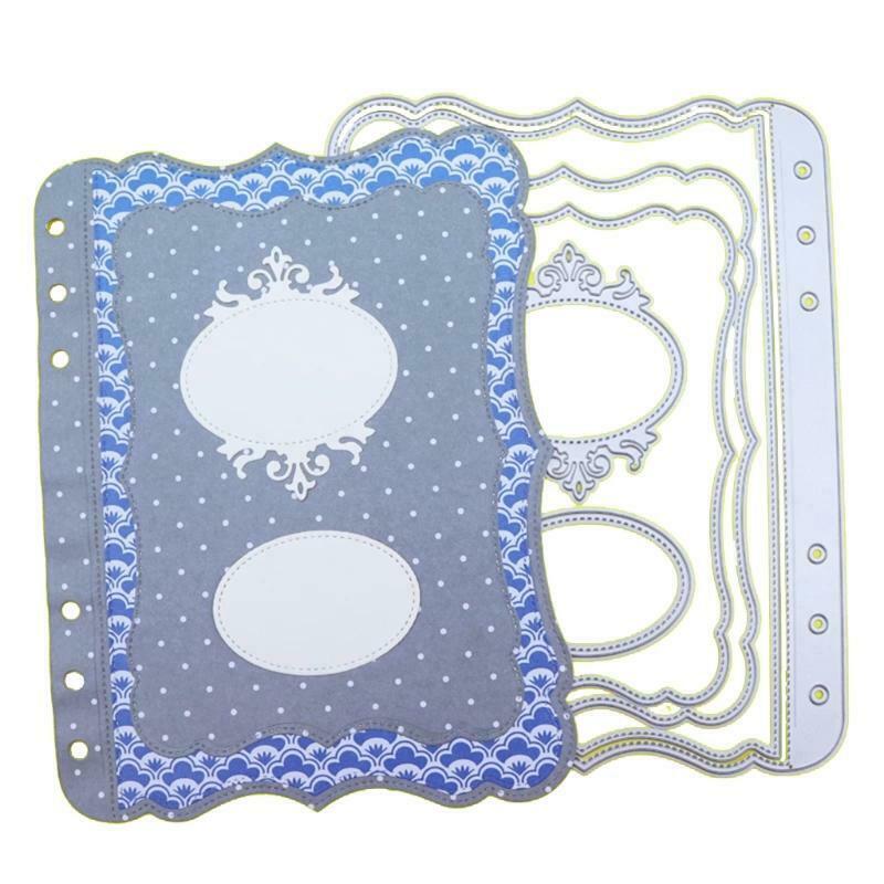 Photo Frame Metal Cutting Dies Stencil DIY Scrapbook Album Paper Card Template