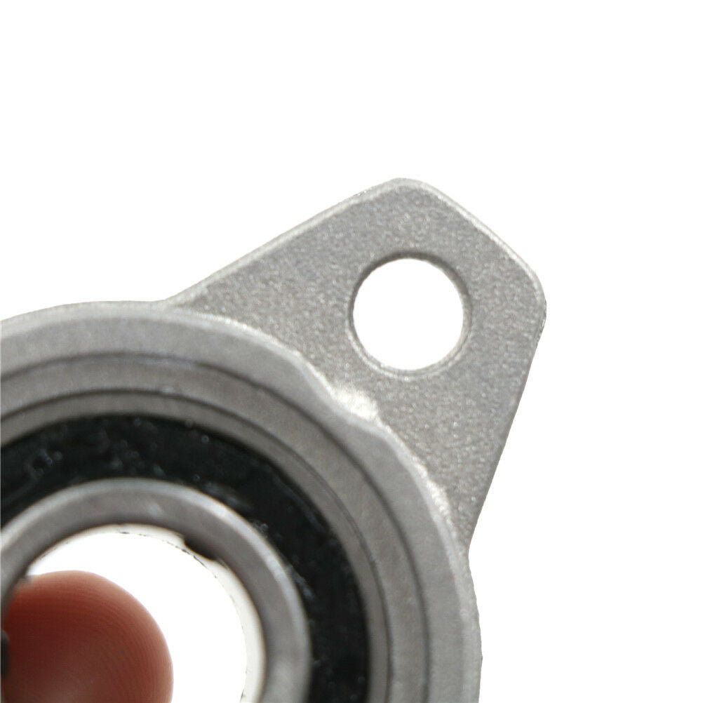 1Pair 15mm Bore Diameter KFL002 Pillow Block Bearing Flange Rhombic BearingsBDA