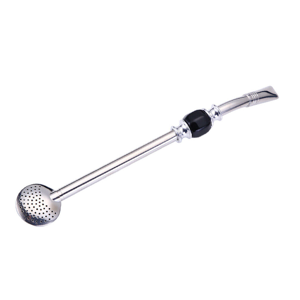 Stainless Steel Spoon Bombillas Yerba Mate Straw Drinking Spoon