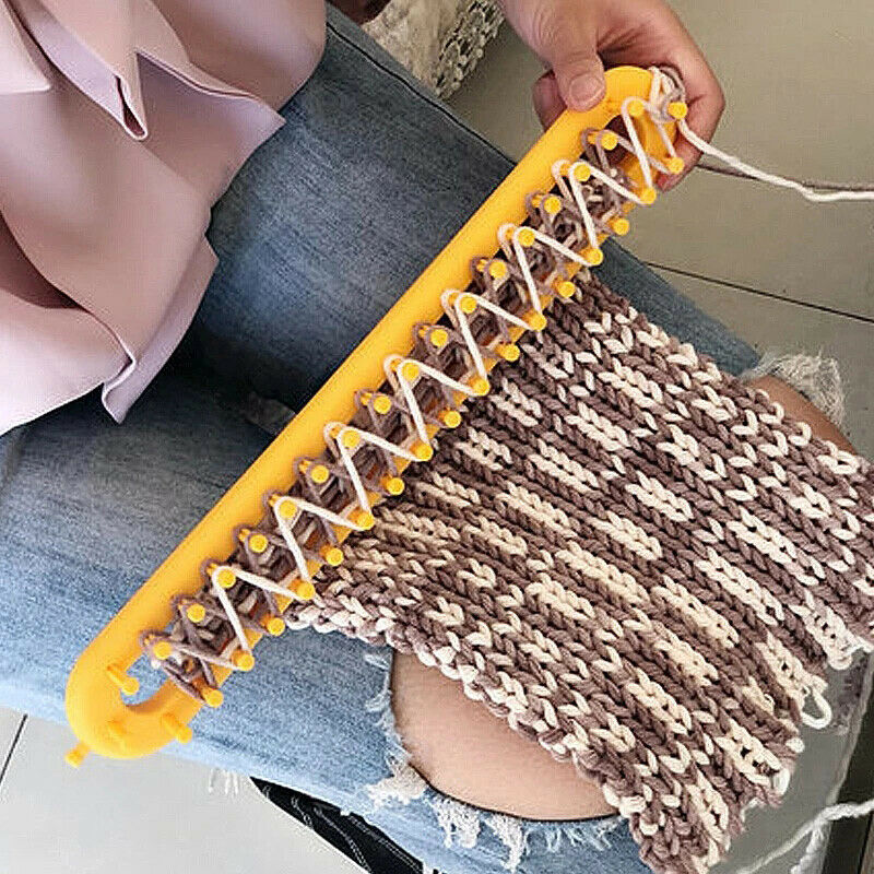 3pcs/Set Weaving Loom Knitting Kit Plastic Pompom Sock Hat Scarf Scarves Ma Fx