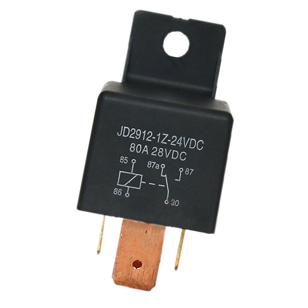 JD2912-1Z-24VDC Car Motorcycle DC28V 80A 5Pin Changeover Switch SPDT Relay