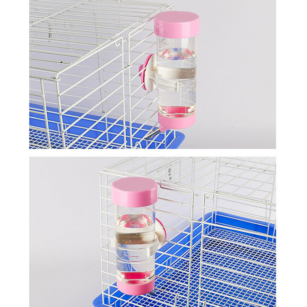 Portable Pet Cage Hanging Water Bottle Dog Cat Lightweight Water Dispenser