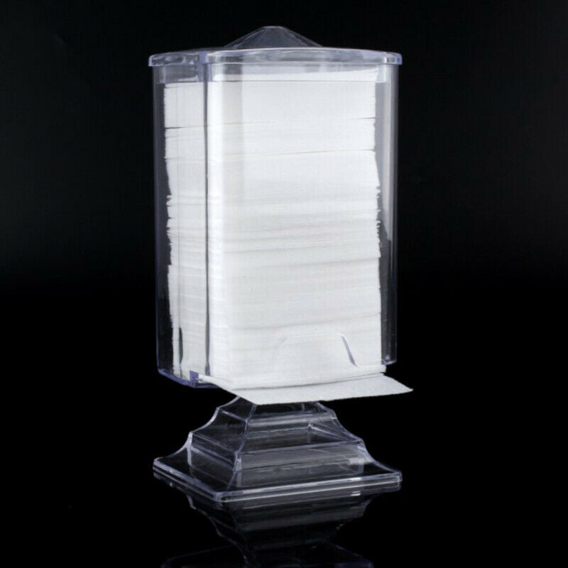 Makeup Cotton Pad Box Nail Art Remover Paper Wipe Holder Container Storag.l8