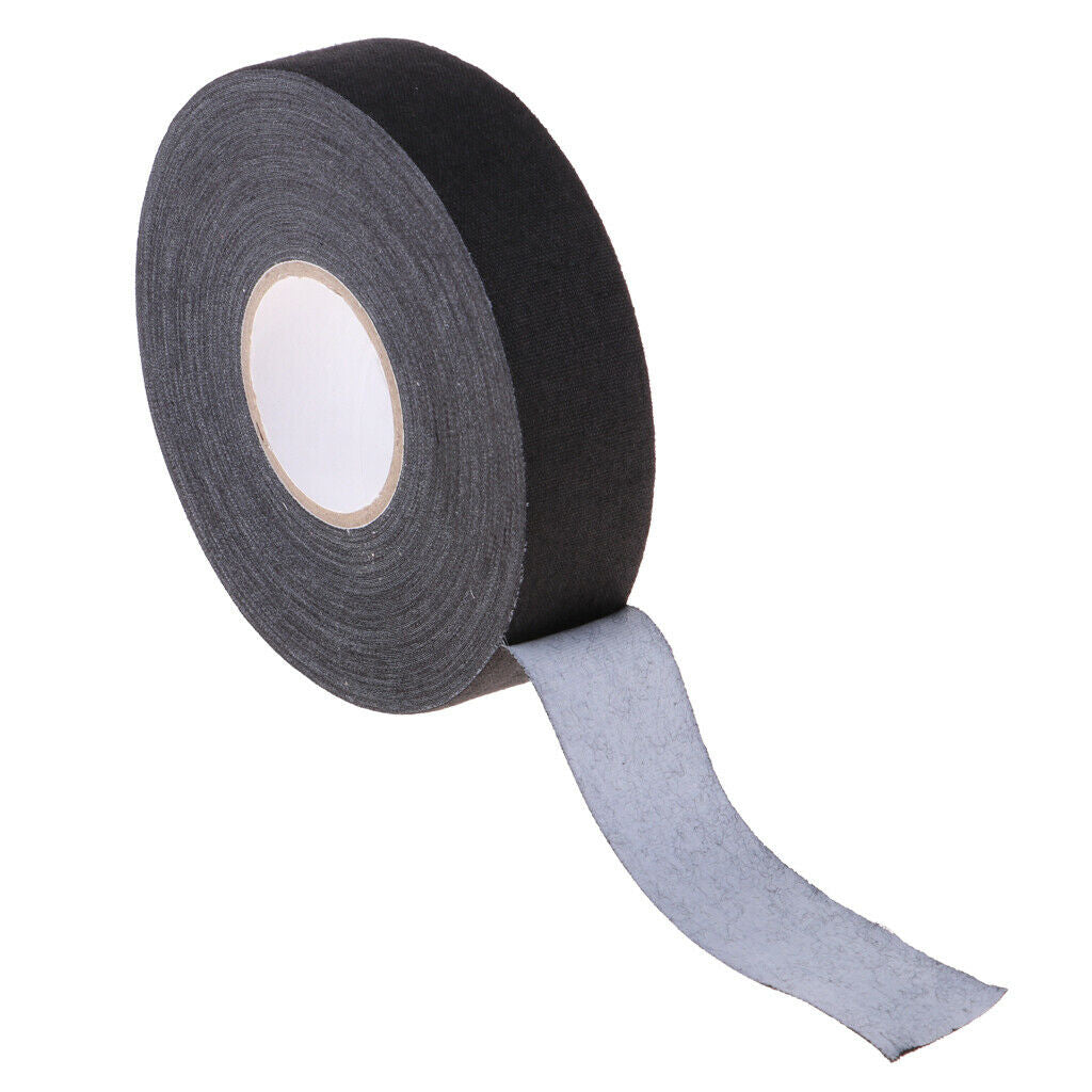 2pcs/Set Cloth Hockey Stick Tape White Black 25yards Long 1'' Wide