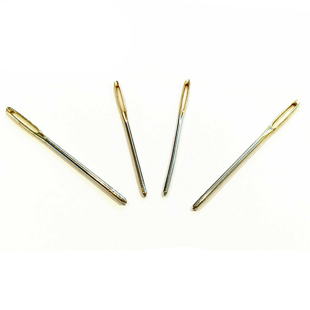 4x Woolen Yarn Hand Sewing Needles DIY Weaving Stitching Crafts Needle Tool