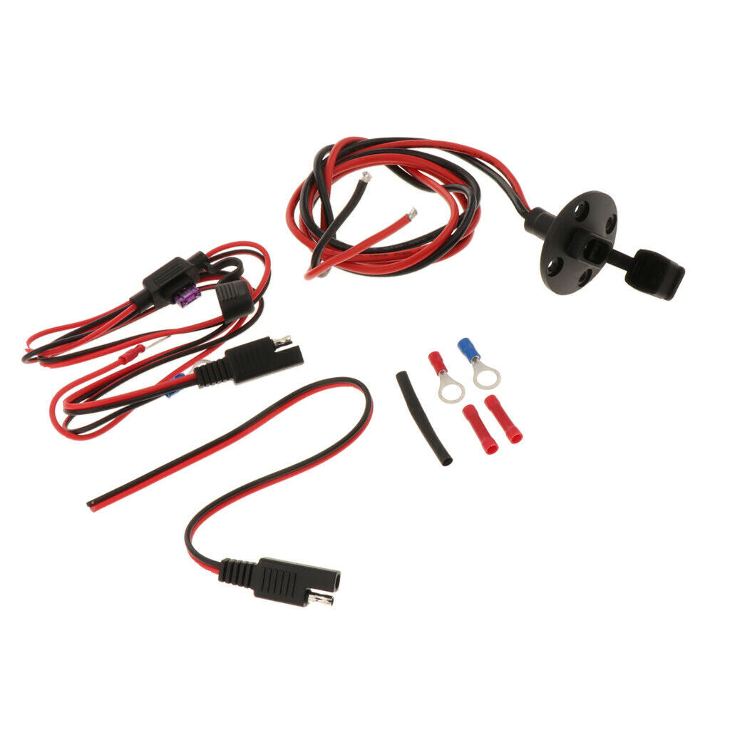2 Insert The SAE Solar Socket Sidewall Port Kit For Quick Connect Cable